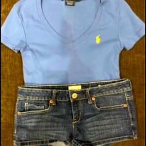 Jrs Ralph Lauren Polo shirt,Aero denim shorts